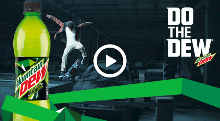 Sean Malto en lo nuevo de Mountain Dew