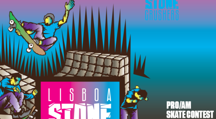 Lisboa Stone Crushers. A patinar piedra portuguesa