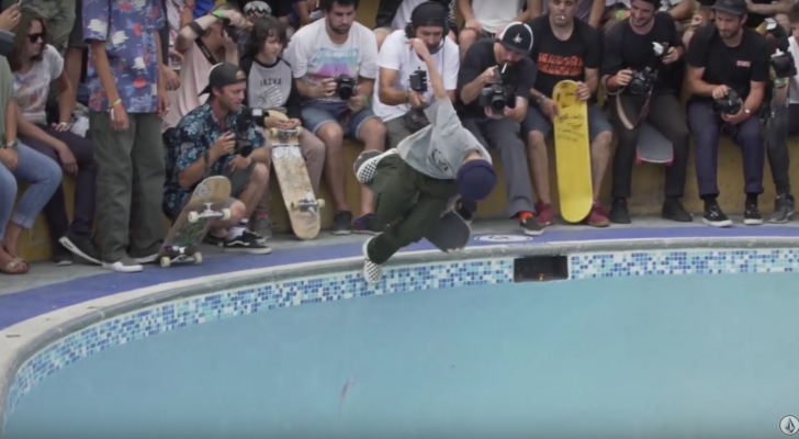 CJ Collins partiendo La Kantera en un clip de Volcom