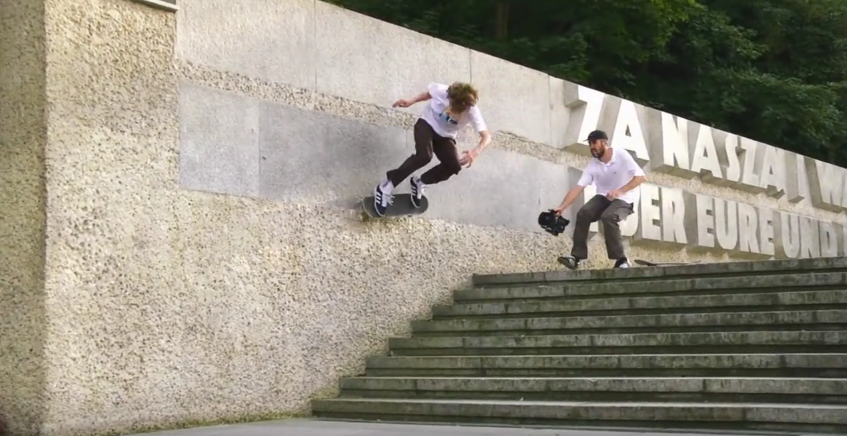 con Pol Catena y el Skateboarding Berlín