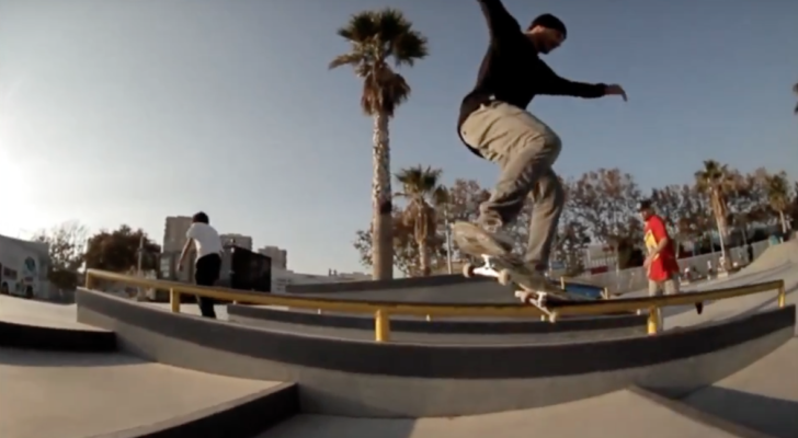 Cristian Sánchez y compañía en el Skate Agora