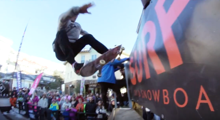 Clip del «Skate de Altura» 2017 desde Sierra Nevada