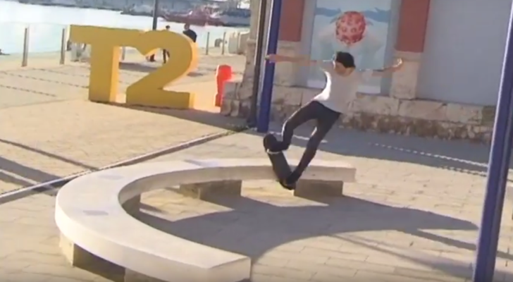 Parte de Carlos Fontanet y amigos en el vídeo de Fellaz Skateshop