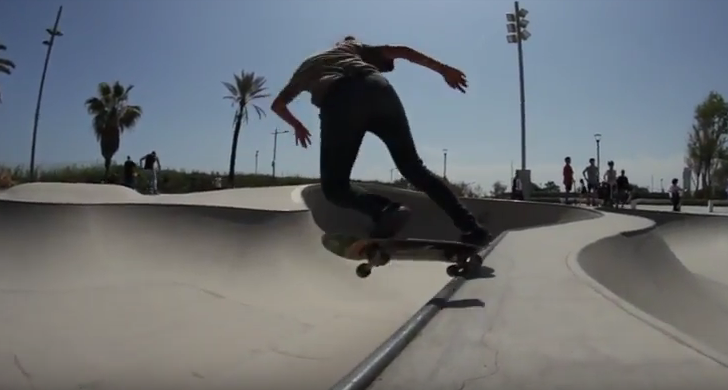 Clip con Daniela Molina en el skatepark de La Mar Bella