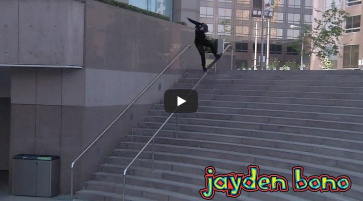 Parte de Jayden Bono en el «i AM blind» de Blind Skateboards