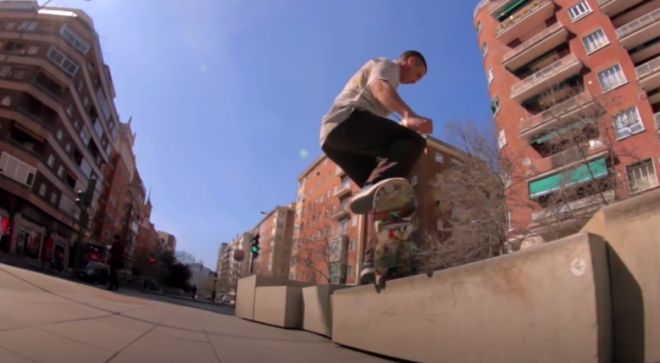 Parte completa del skater madrileño Alfon Fernández