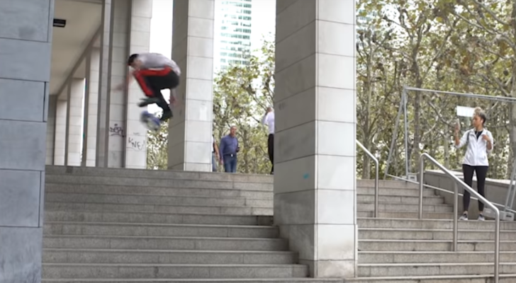 Nuevo Magnified con Aurelien Giraud peleando su BS 360 flip