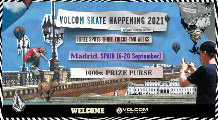 Patina 3 spots de Madrid y gana pasta con Volcom y Welcome